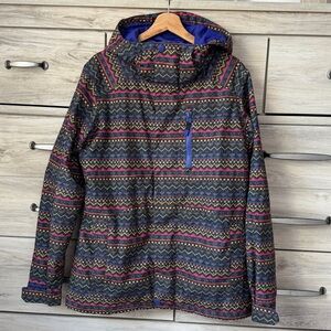 Burton Multicolor Patterned Ski Jacket